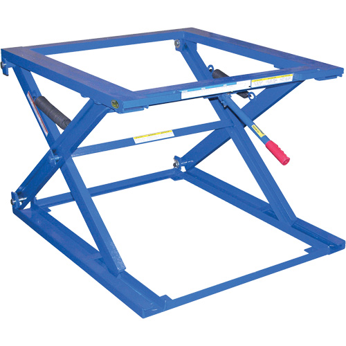 Adjustable Pallet Stand, 42-1/2" L x 40" W, 5000 lbs. Cap. Duraquip Inc
