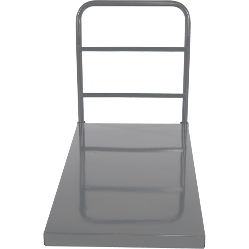 Platform Truck, 48" L x 24" W, 2000 lbs. Capacity, Rubber Casters Duraquip Inc