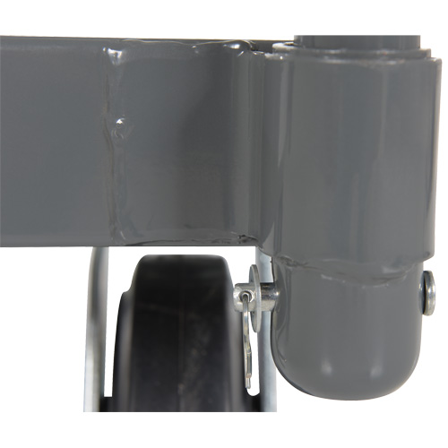 Platform Truck, 48" L x 24" W, 2000 lbs. Capacity, Rubber Casters Duraquip Inc