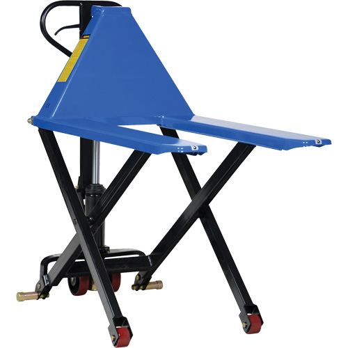 Hydraulic & Manual Skid Scissor Lift, 47" L x 27" W, Steel, 2200 lbs. Capacity Duraquip Inc