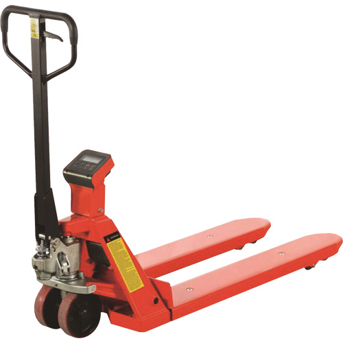 Eco Weigh-Scale Pallet Truck, 45" L x 22.5" W, 4400 lbs. Cap. Duraquip Inc