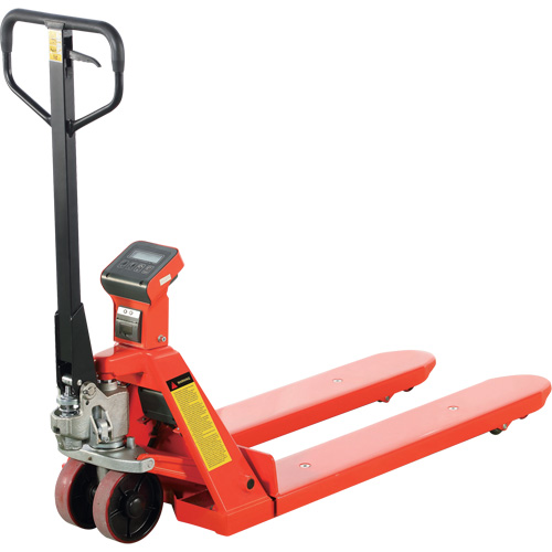 Eco Weigh-Scale Pallet Truck with Thermal Printer, 45" L x 22.5" W, 4400 lbs. Cap. Duraquip Inc