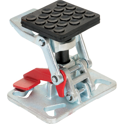 Verrou de plancher &agrave; hauteur ajustable pour service intense, 8" Hauteur rallong&eacute;e, 5-1/2" Hauteur r&eacute;tract&eacute;e, Acier Duraquip Inc