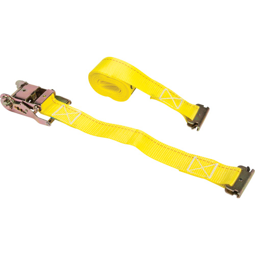 Ratchet Strap, E-Track System, 2" W x 12' L, 1333 lbs. (605 kg) Working Load Limit Duraquip Inc