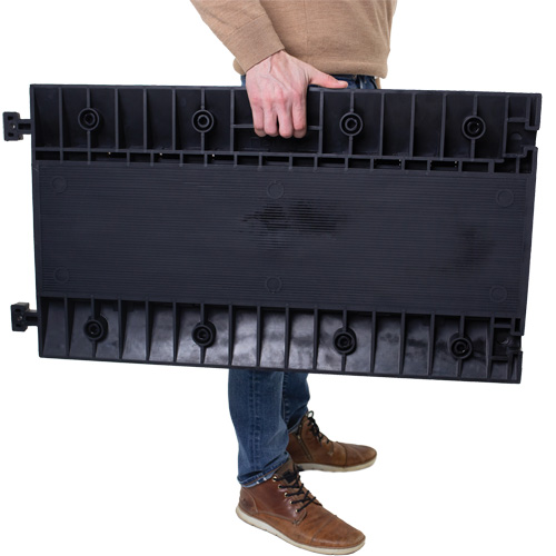 Protecteur de c&acirc;ble de s&eacute;rie moyenne Powerhouse, 5 canaux, 36" lo x 19,63" la x 2,25" h Duraquip Inc