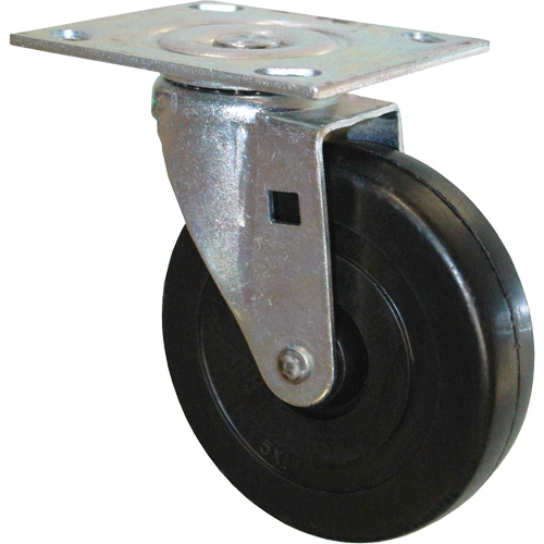 Platform Truck Rubber Swivel Caster Duraquip Inc