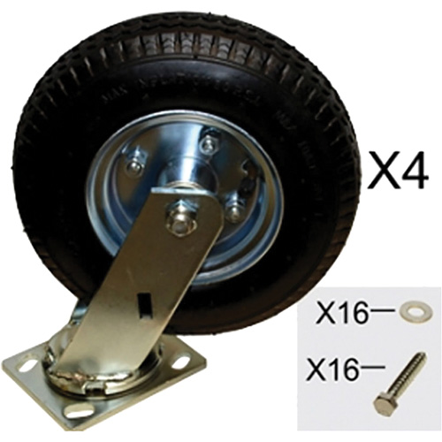Platform Truck Pneumatic Caster Replacement Kit Duraquip Inc