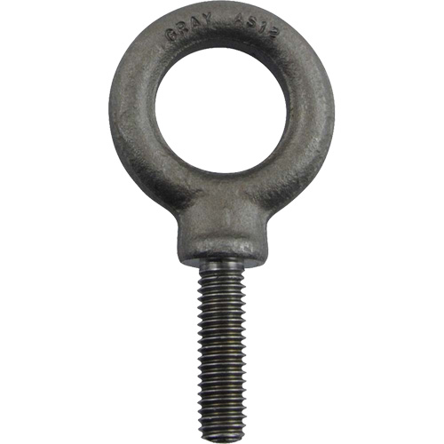 Alloy Steel Eye Bolt, 1" Dia., 1-1/4" L, 1480 lbs. (0.74 tons)/1480 lbs. Capacity Duraquip Inc