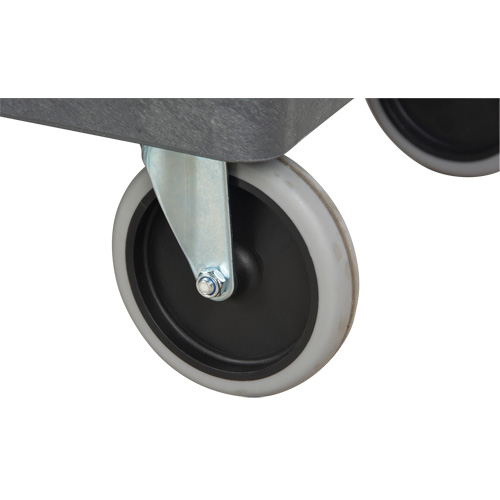 Utility Service Cart, 2 Tiers, 16-1/2" x 32-1/2" x 34-1/2", 550 lbs. Capacity Duraquip Inc