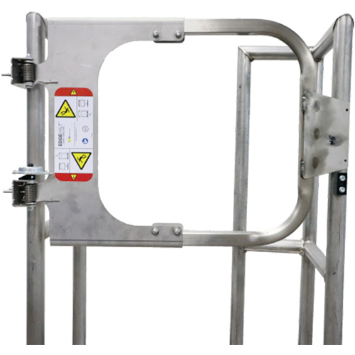 EdgeHalt&reg; Ladder Safety Gate, 20-7/8" H x 30"- 40" W Duraquip Inc