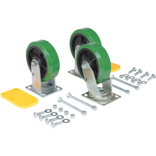 H Series Self-Dumping Hopper Caster Kit Duraquip Inc