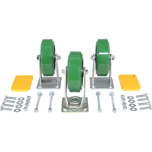 H Series Self-Dumping Hopper Caster Kit Duraquip Inc