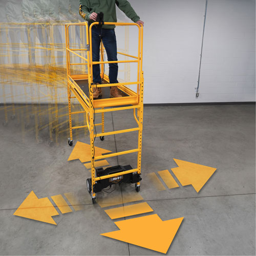 Syst&egrave;me de motorisation pour &eacute;chafaudage Climb-N-Go Duraquip Inc
