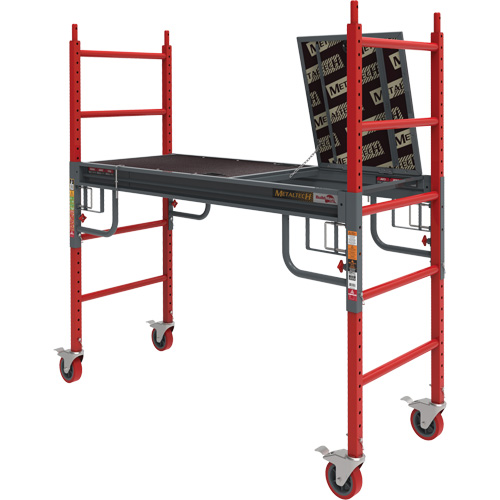 Buildman Baker Drywall Scaffold, 31" D x 6' H Duraquip Inc