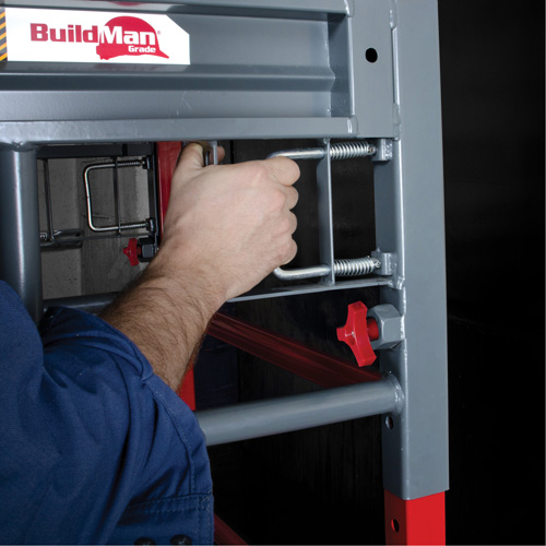 Buildman Baker Drywall Scaffold, 31" D x 6' H Duraquip Inc