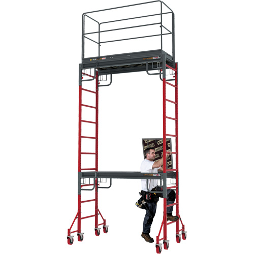 Buildman Baker Drywall Scaffold, 31" D x 6' H Duraquip Inc