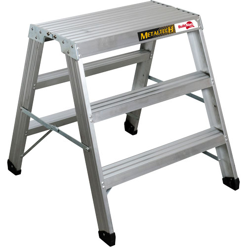 Portable Work-Stand Saw Horse, Aluminum Frame, 12-1/4" D x 36" H Duraquip Inc