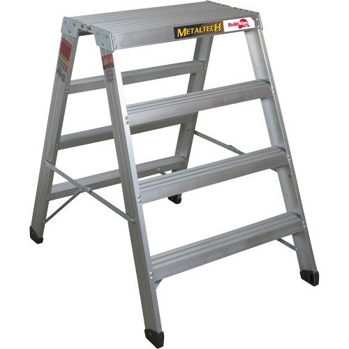 Portable Work-Stand Saw Horse, Aluminum Frame, 12-1/4" D x 48" H Duraquip Inc