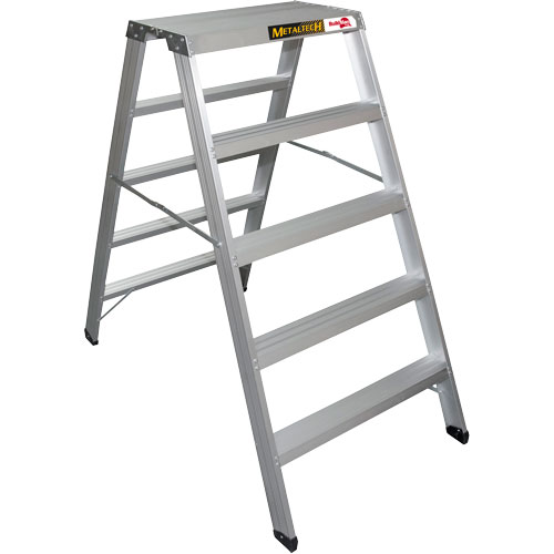 Portable Work-Stand Saw Horse, Aluminum Frame, 12-1/4" D x 56" H Duraquip Inc