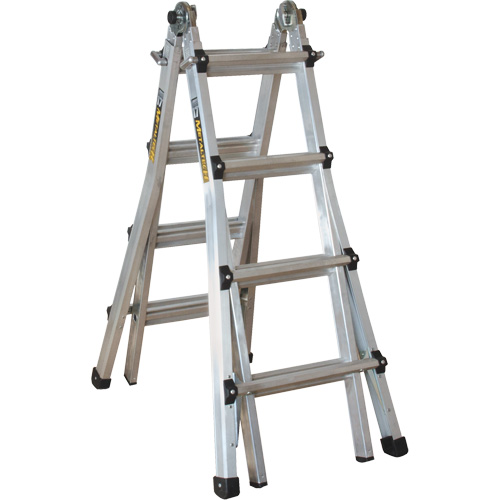 Telescoping Multi-Position Ladder, Aluminum, 300 lbs., CSA Grade 1A Duraquip Inc