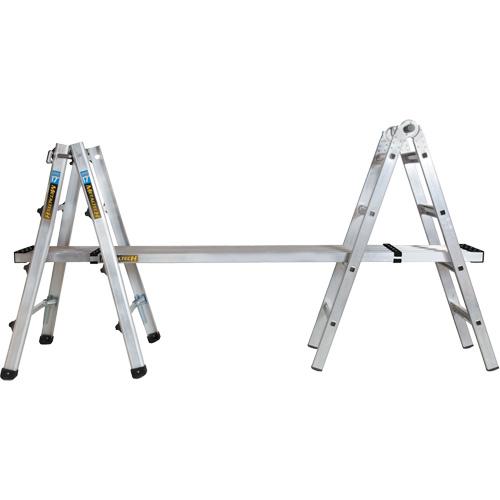 Telescoping Multi-Position Ladder, Aluminum, 300 lbs., CSA Grade 1A Duraquip Inc