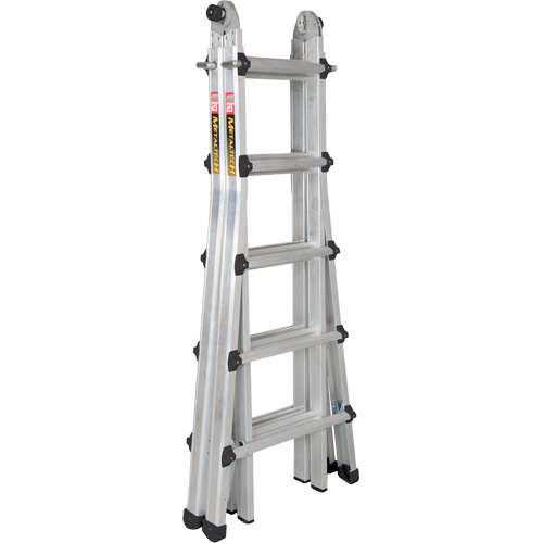 Telescoping Multi-Position Ladder, Aluminum, 300 lbs., CSA Grade 1A Duraquip Inc
