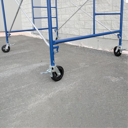 Complete Scaffold Tower with Casters, 69-1/2" D x 178" H Duraquip Inc