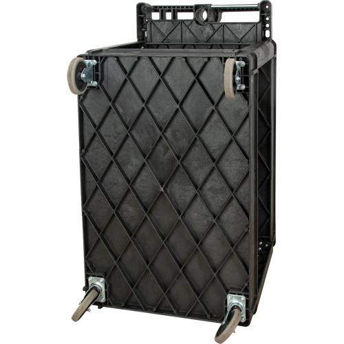 Utility Cart, 2 Tiers, 25-5/8" x 33-1/2" x 43-3/4", 550 lbs. Capacity Duraquip Inc