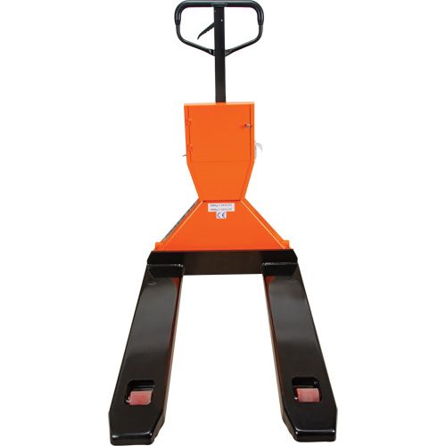 Digital Scale Pallet Truck, 44.5" L x 27.75" W, 4400 lbs. Cap. Duraquip Inc
