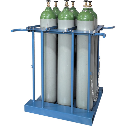 Support de rangement pour 6 cylindres pour chariot &eacute;l&eacute;vateur Duraquip Inc