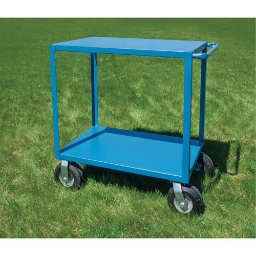  Chariot &agrave; tablettes pour l'ext&eacute;rieur, 2 Tiers, 24" la x 39" h x 51" p, Capacit&eacute; 1200 lb Duraquip Inc