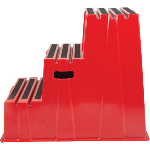 Escabeau industriel, 3 marches, 34-13/16" x 22-7/16" x Hauteur 28-1/2" Duraquip Inc