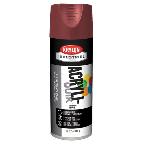 Industrial Acryli-Quik Lacquer, Ruddy Brown, Very Flat, 12 oz., Aerosol Can Duraquip Inc