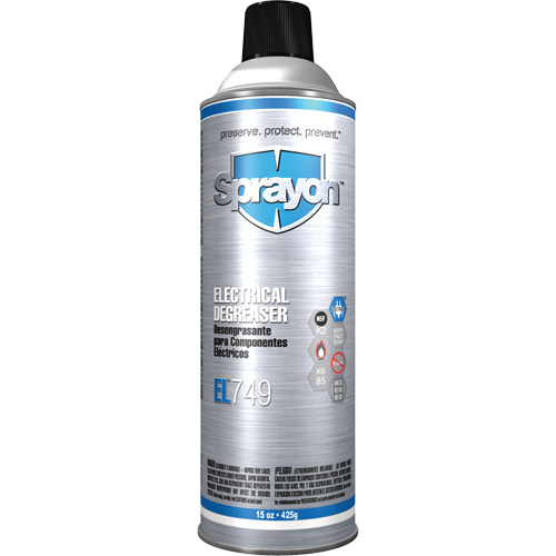EL749 Electrical Degreaser, Aerosol Can Duraquip Inc