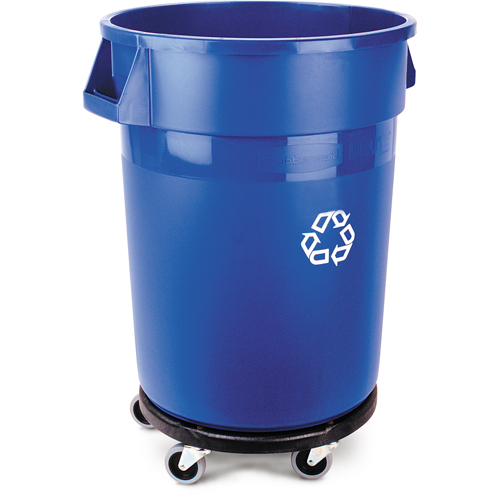 Brute&reg; Collection Recycling Container, Bulk, Plastic, 32 US gal. Duraquip Inc