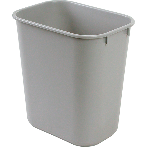 Corbeille &agrave; papier en plastique, 14 pintes, Plastique Duraquip Inc
