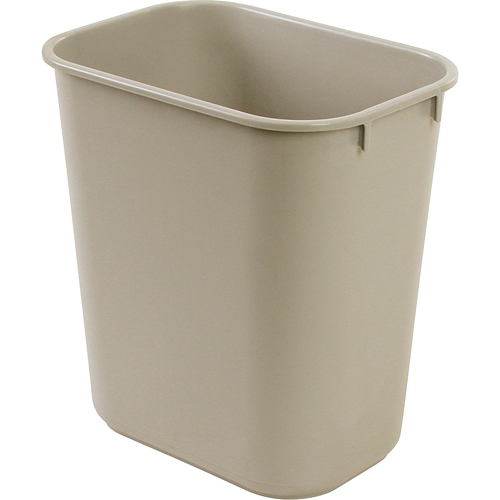Soft Wastebasket, 28 qt., Plastic Duraquip Inc