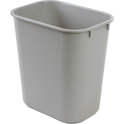 Corbeille &agrave; papier en plastique, 28 pintes, Plastique Duraquip Inc