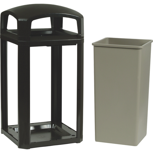 Cadre pour contenant Landmark Series Classique a/enveloppe rigide, Plastique, 50 gal. US Duraquip Inc