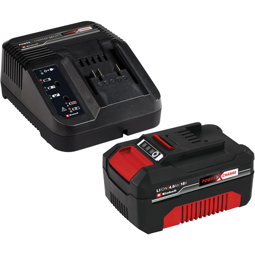 Trousse de d&eacute;marrage batterie & chargeur Power X-Change, Lithium-ion, 18 V Duraquip Inc