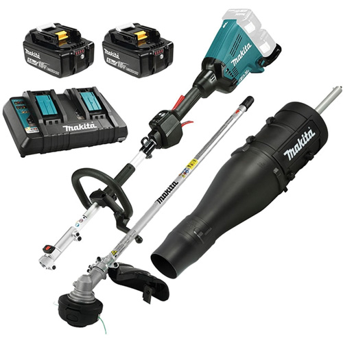 LXT 5.0 Ah Brushless Split Shaft Power Unit Kit with EM405MP Line Trimmer, Battery Powered, 36 V Duraquip Inc