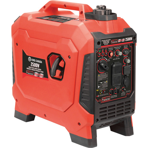 G&eacute;n&eacute;ratrice &agrave; onduleur, Surtension 2500 W, Nominale 1800 W, R&eacute;servoir 4,2 L Duraquip Inc