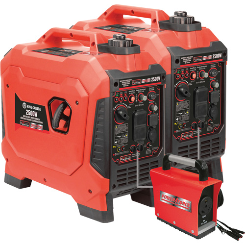 G&eacute;n&eacute;ratrice &agrave; onduleur, Surtension 2500 W, Nominale 1800 W, R&eacute;servoir 4,2 L Duraquip Inc