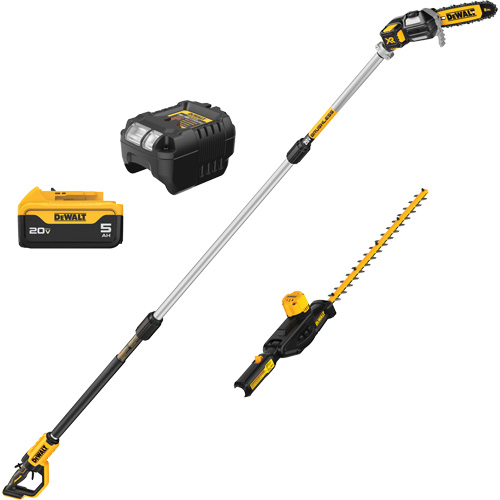 MAX Cordless Lithium-Ion Pole Saw & Pole Hedge Trimmer Combo Kit Duraquip Inc