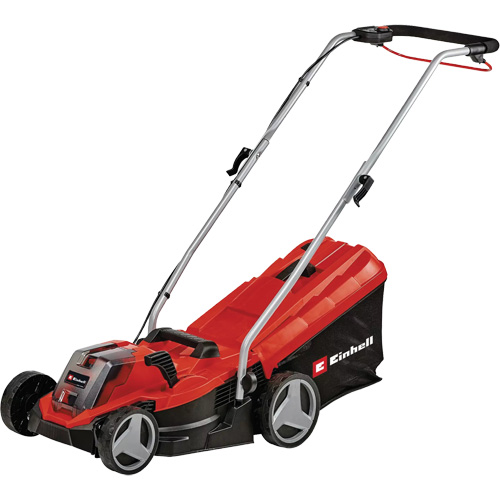 Ensemble tondeuse &agrave; gazon pouss&eacute;e sans fil, Pouss&eacute;e, &agrave; pile, Largeur de coupe 13" Duraquip Inc