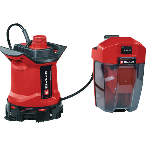 Pompe submersible pour eau propre et sale sans fil (outil seulement), 18 V, 1849 gal./h Duraquip Inc