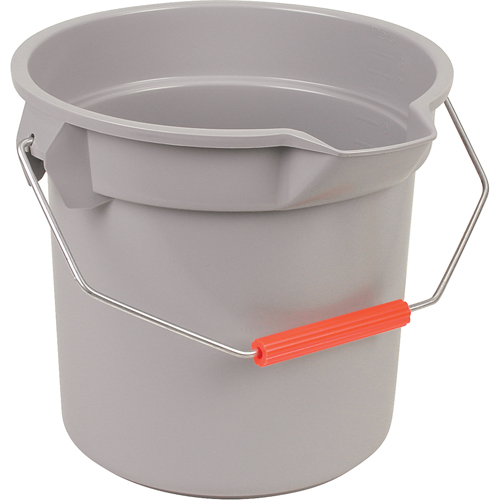 Brute&reg; Bucket, 3.5 US Gal. (14 qt.) Capacity, Grey Duraquip Inc