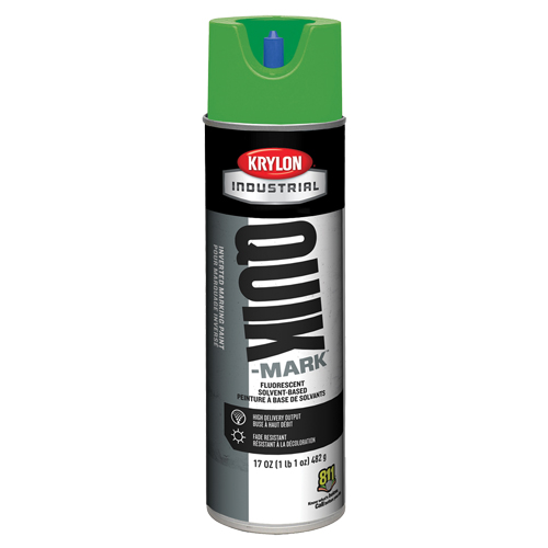 Peinture de marquage industrielle invers&eacute;e &agrave; base de solvant Quik-Mark, 17 oz, Canette a&eacute;rosol Duraquip Inc