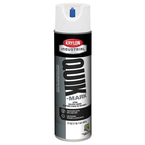Peinture de marquage industrielle invers&eacute;e &agrave; base de solvant Quik-Mark, 17 oz, Canette a&eacute;rosol Duraquip Inc