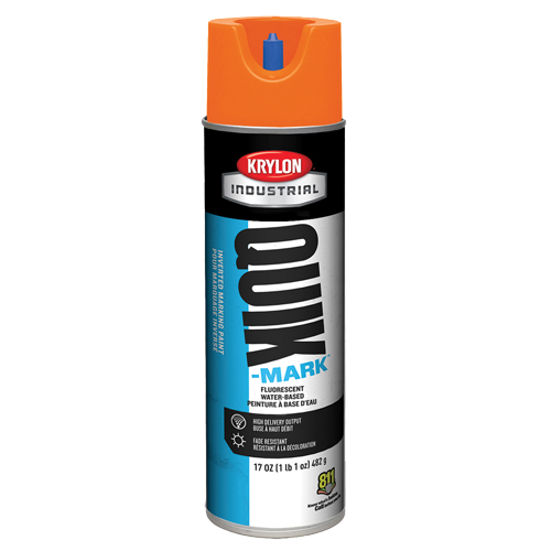 Industrial Quik-Mark Water-Based Inverted Marking Paint, 17 oz., Aerosol Can Duraquip Inc